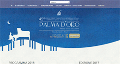 Desktop Screenshot of concorsopalmadoro.com
