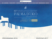 Tablet Screenshot of concorsopalmadoro.com